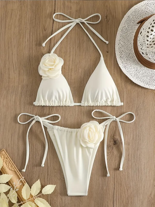 Rose Triangel Bikini