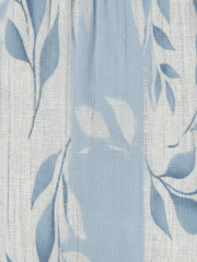 Solène | Damen Ärmelloses Midikleid Blattmuster – Botanisches Sommerkleid Alltag 2026