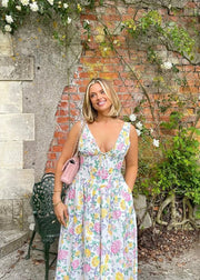 Soraya | Damen Elegantes Sommer Kleid – Fließendes Kleid Cut-outs Urlaub & Party 2026