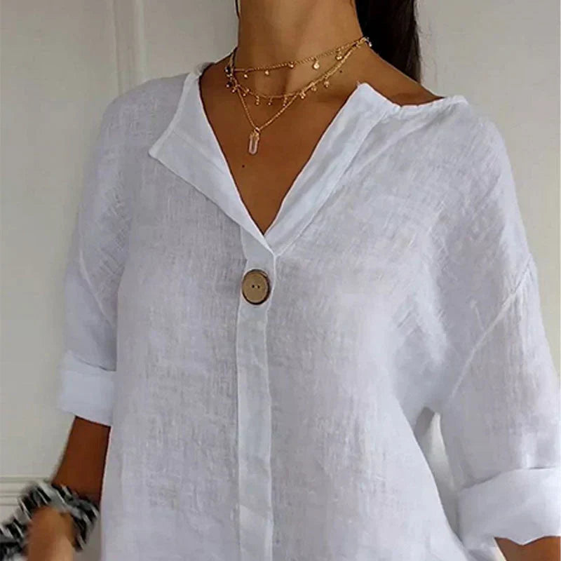 Denzel Knopf Bluse Damen – Elegant & Vielseitig
