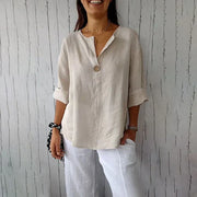 Denzel Knopf Bluse Damen – Elegant & Vielseitig