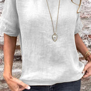 CLARISSA - LOCKERE LEINENBLUSE