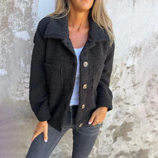 BECKY™ | DAMENJACKE MIT KNÖPFEN