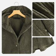 WALTER - CORDJACKE MIT KAPUZE