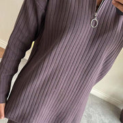 JANE - SWEATSHIRT UND SCHLAGHOSEN-SET
