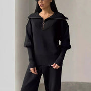 MIREIA - SET AUS PULLOVER UND LOCKERER HOSE