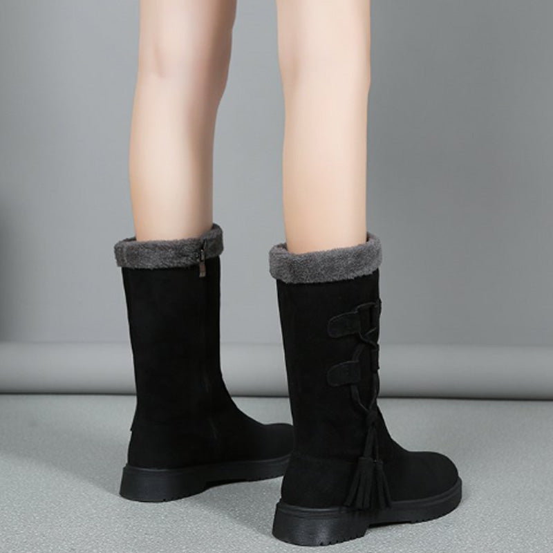 Jackie™ - Warme Damenstiefel mit Reißverschluss an der Seite