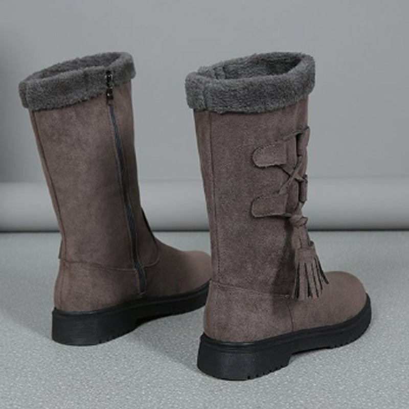 Jackie™ - Warme Damenstiefel mit Reißverschluss an der Seite