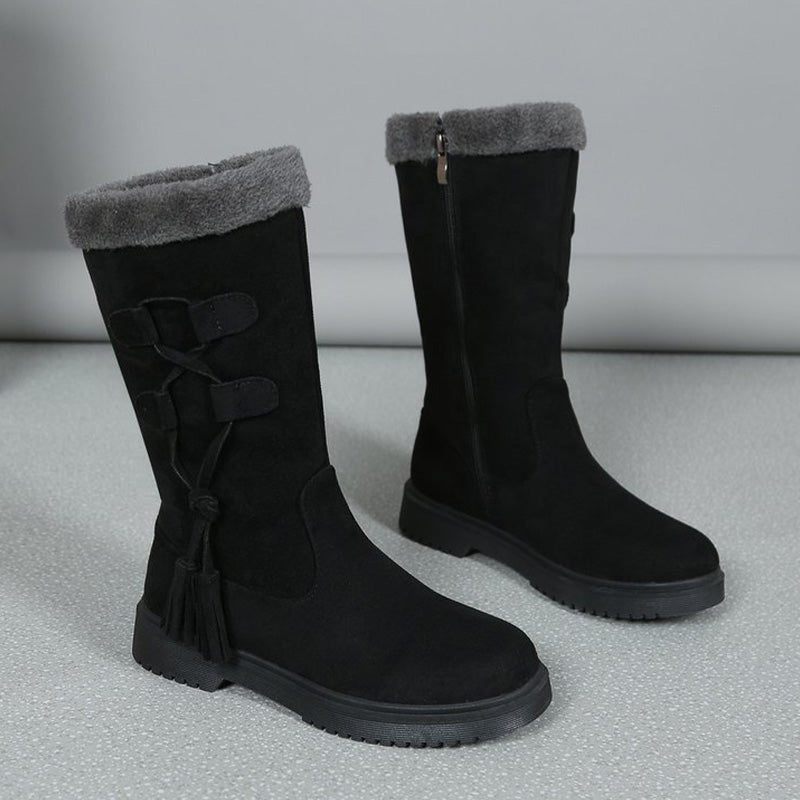 Jackie™ - Warme Damenstiefel mit Reißverschluss an der Seite