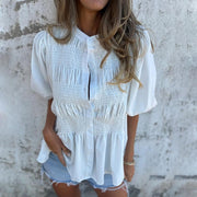 Lina | Hochwertige Ibiza Style Bluse Damen