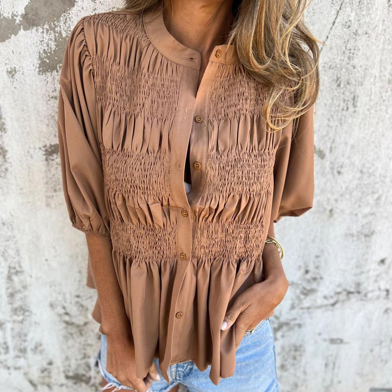 Lina | Hochwertige Ibiza Style Bluse Damen