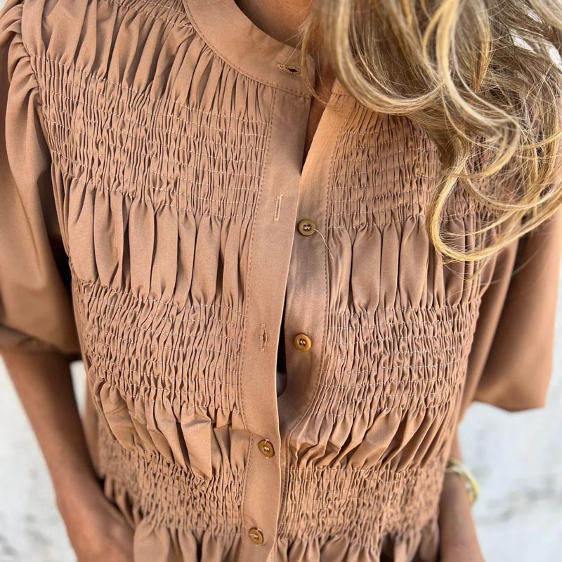 Lina | Hochwertige Ibiza Style Bluse Damen