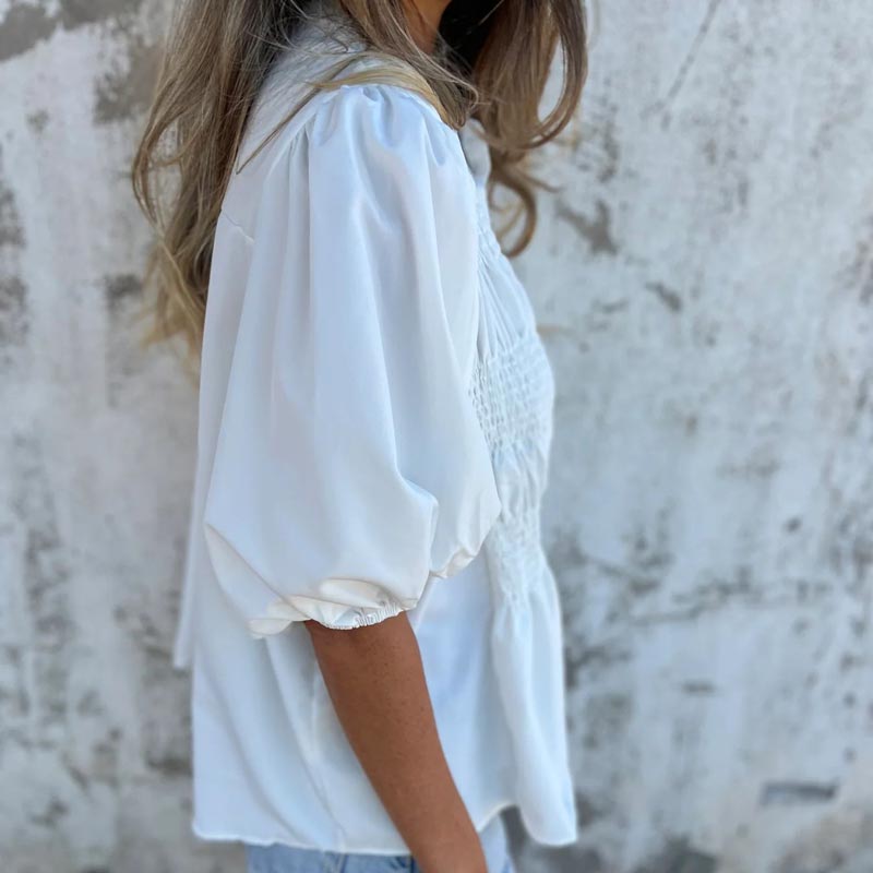 Lina | Hochwertige Ibiza Style Bluse Damen