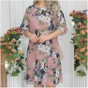 JUTTA - BLUMIGES KLEID AUS CHIFFON