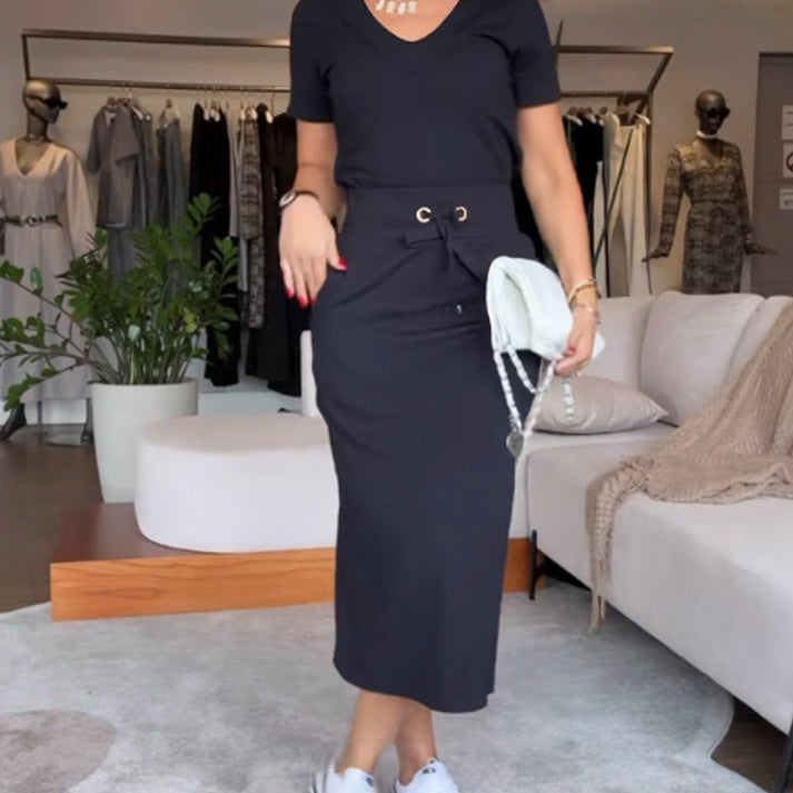 LORINA - FIGURBETONTES TOP UND MIDIROCK