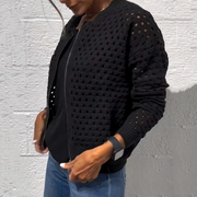 ELINA - STRICKJACKE MIT REISSVERSCHLUSS