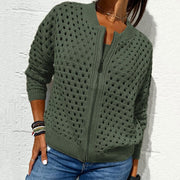ELINA - STRICKJACKE MIT REISSVERSCHLUSS