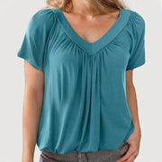 Lisbeth™ Schmeichelhaft Gefaltete Bluse
