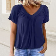 Lisbeth™ Schmeichelhaft Gefaltete Bluse