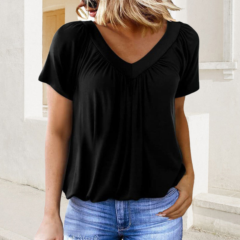 Lisbeth™ Schmeichelhaft Gefaltete Bluse