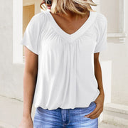 Lisbeth™ Schmeichelhaft Gefaltete Bluse
