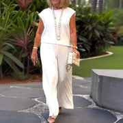TUANA - BLUSE UND WEITE HOSEN SET