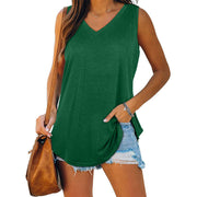 Ylona Damen Sommertop mit V-Ausschnitt – Leicht & Stylisch