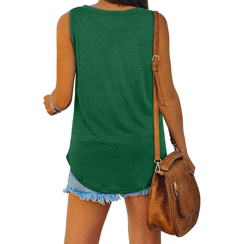 Ylona Damen Sommertop mit V-Ausschnitt – Leicht & Stylisch