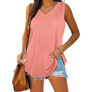 Ylona Damen Sommertop mit V-Ausschnitt – Leicht & Stylisch