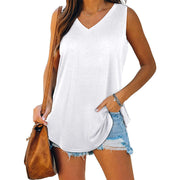 Ylona Damen Sommertop mit V-Ausschnitt – Leicht & Stylisch
