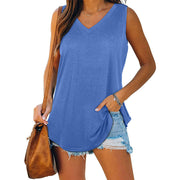 Ylona Damen Sommertop mit V-Ausschnitt – Leicht & Stylisch