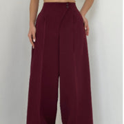 Mariani – Modische Hose Mit Weitem Bein