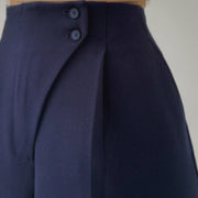 Mariani – Modische Hose Mit Weitem Bein