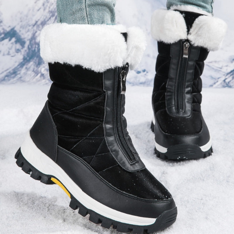 Nicolle™ - Warme Wasserdichte Winterstiefel für Damen | Rutschfest mit Reißverschluss