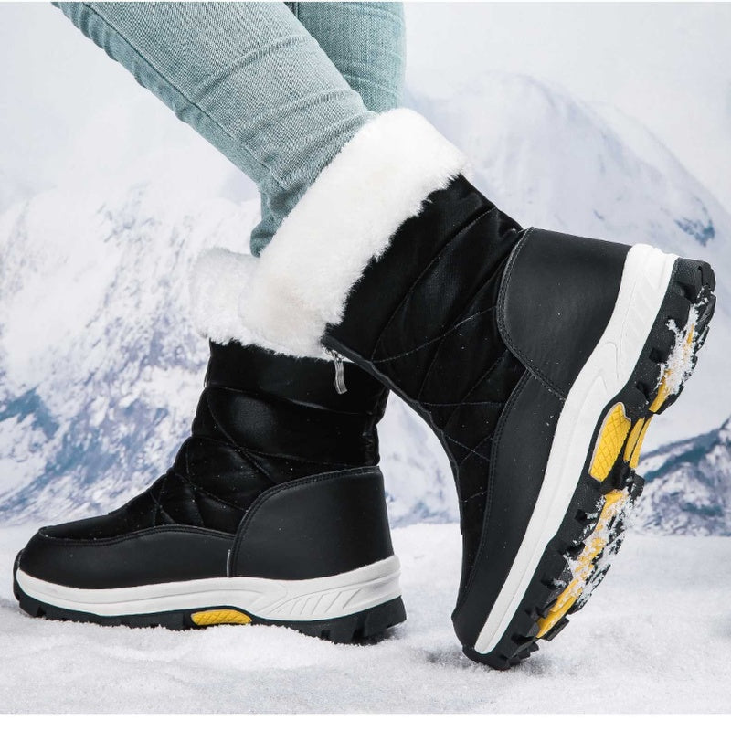 Nicolle™ - Warme Wasserdichte Winterstiefel für Damen | Rutschfest mit Reißverschluss