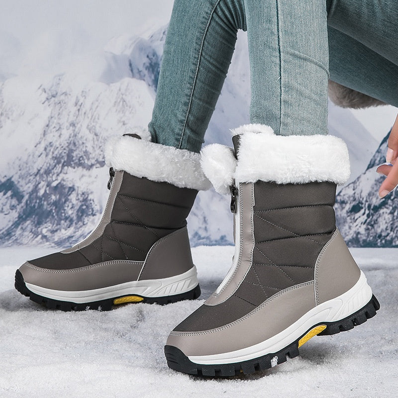 Nicolle™ - Warme Wasserdichte Winterstiefel für Damen | Rutschfest mit Reißverschluss