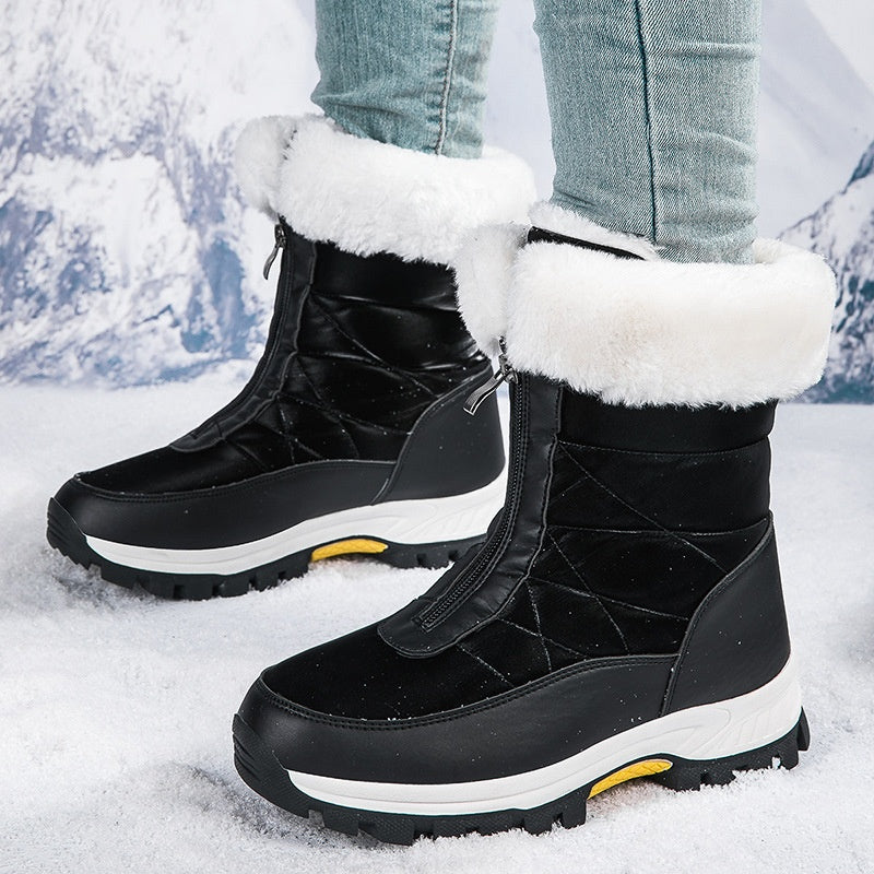 Nicolle™ - Warme Wasserdichte Winterstiefel für Damen | Rutschfest mit Reißverschluss