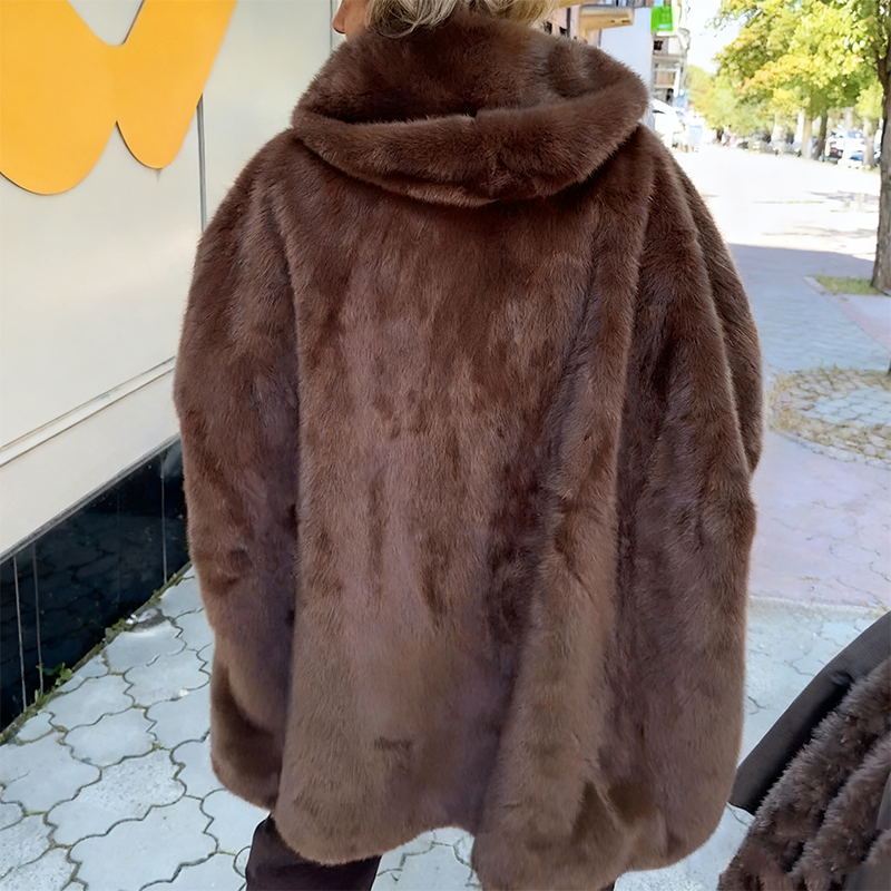 JEANIN / DAMEN-FREIZEITMANTEL MIT KAPUZE UND REISSVERSCHLUSS