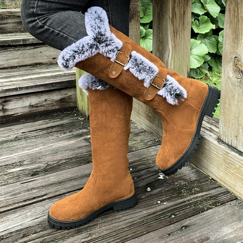 Molly™ - Gemütliche Dicke Winterstiefel mit Mittlerem Schaft