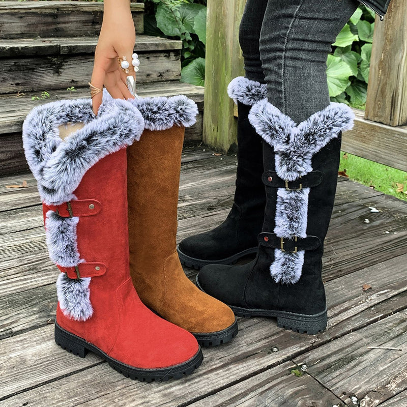Molly™ - Gemütliche Dicke Winterstiefel mit Mittlerem Schaft