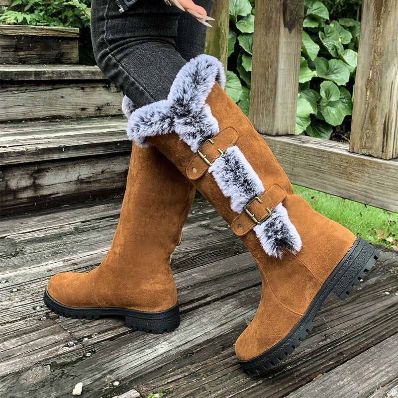 Molly™ - Gemütliche Dicke Winterstiefel mit Mittlerem Schaft