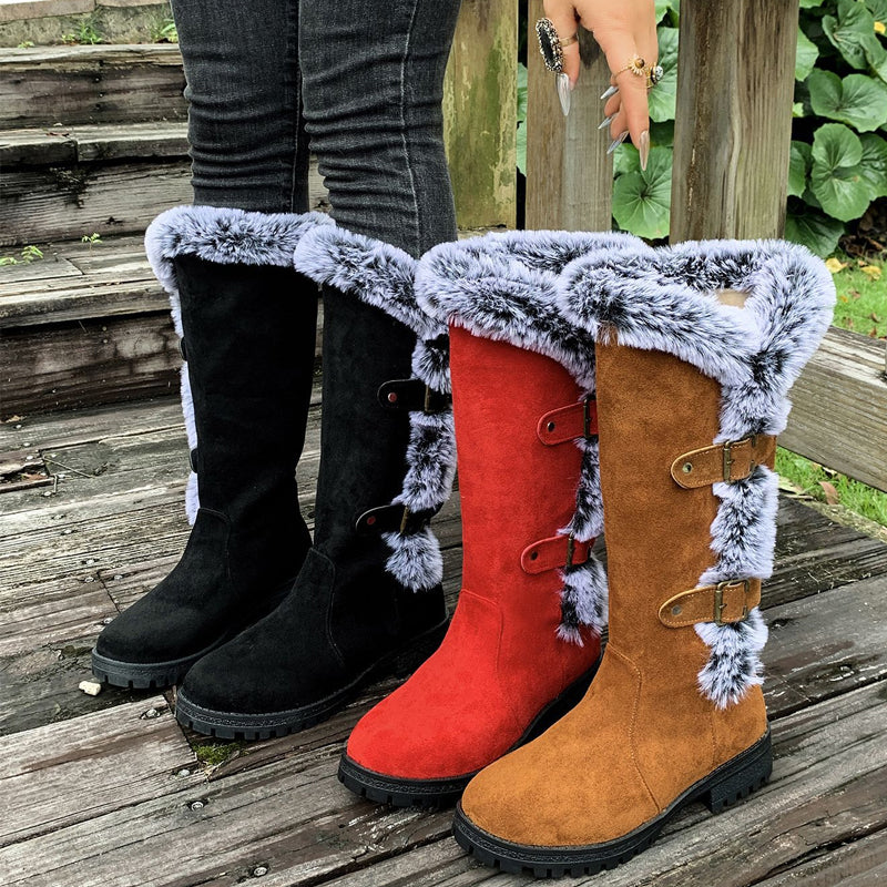 Molly™ - Gemütliche Dicke Winterstiefel mit Mittlerem Schaft