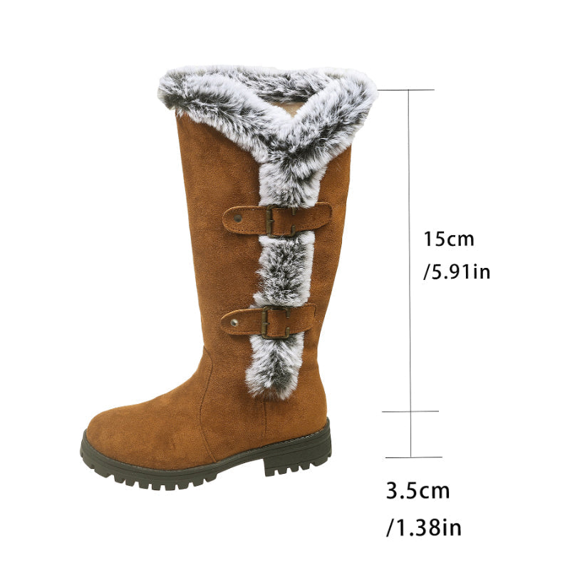 Molly™ - Gemütliche Dicke Winterstiefel mit Mittlerem Schaft