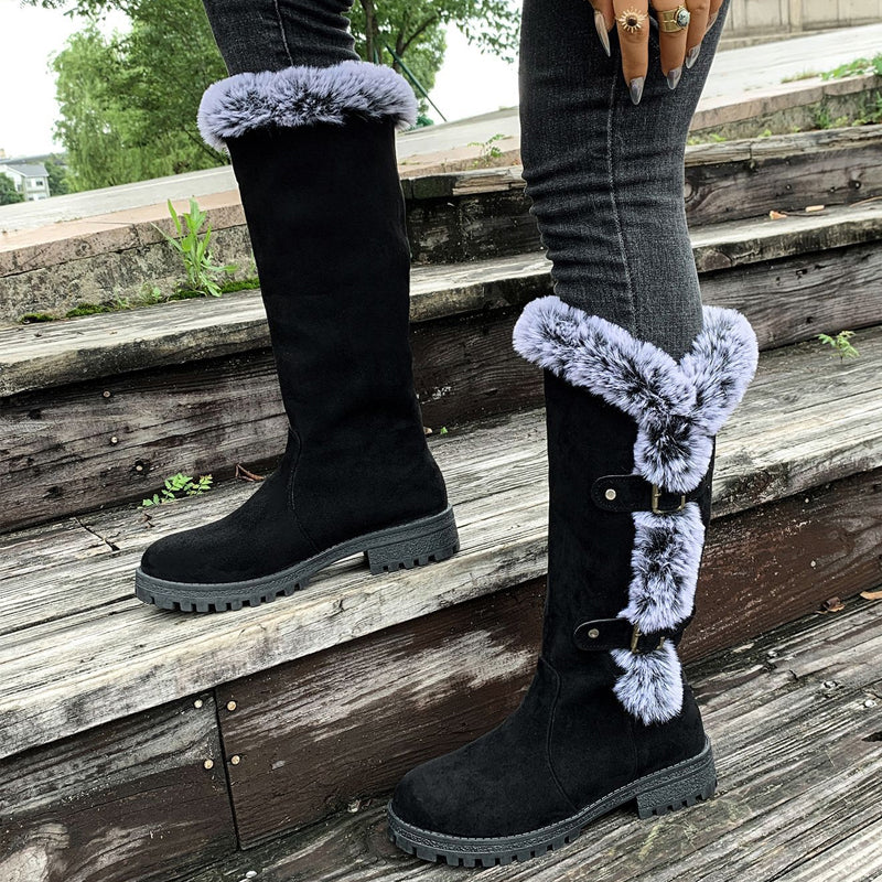 Molly™ - Gemütliche Dicke Winterstiefel mit Mittlerem Schaft