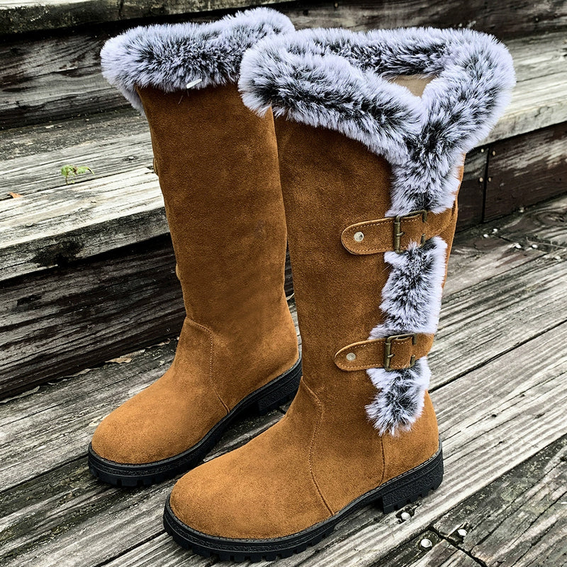 Molly™ - Gemütliche Dicke Winterstiefel mit Mittlerem Schaft