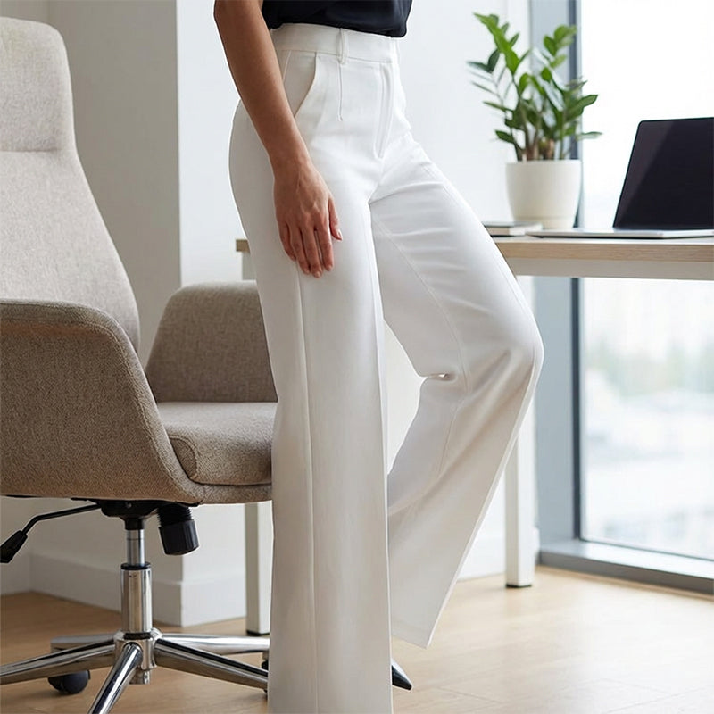 Julia | Damenhose mit hohem Bund und feinem Design