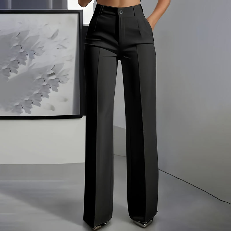 Julia | Damenhose mit hohem Bund und feinem Design