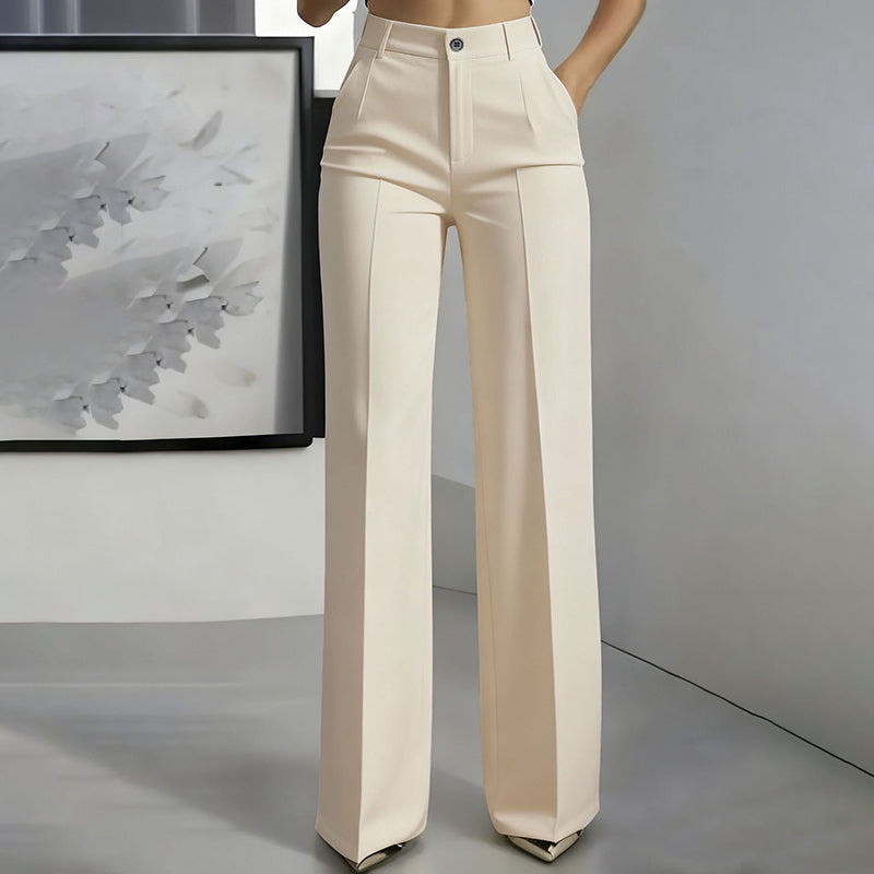 Julia | Damenhose mit hohem Bund und feinem Design