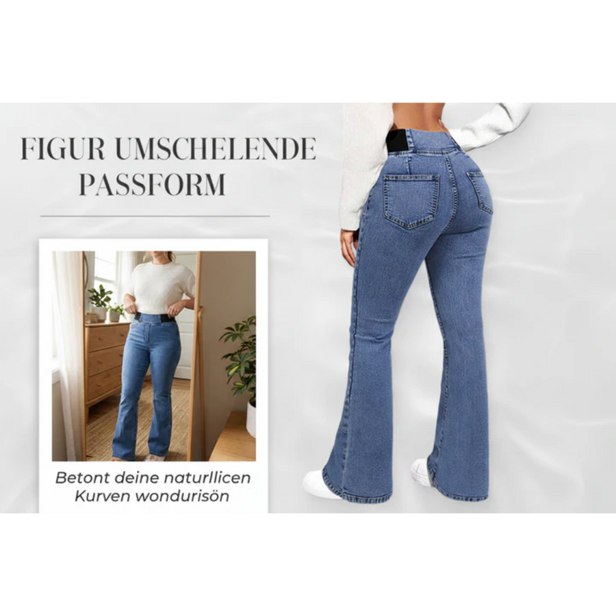 Leonie | Stilvolle Jeans im ausgestellten Look