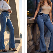 Leonie | Stilvolle Jeans im ausgestellten Look